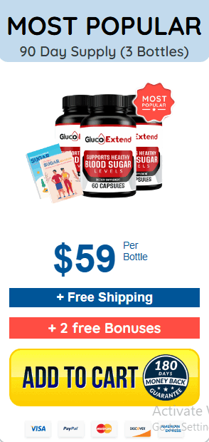 Gluco Extend 3 bottle